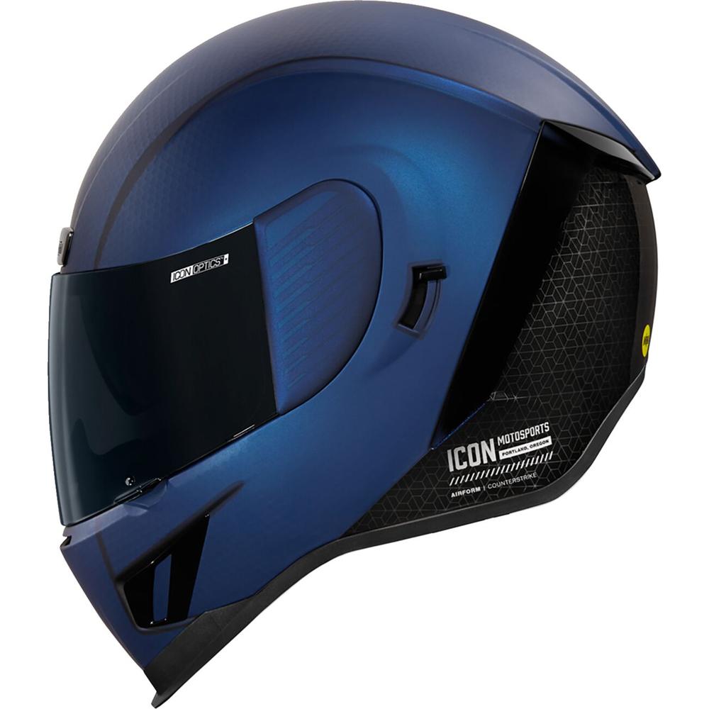 Icon Airform Counterstrike MIPS Full Face Helmet Blue FREE 1 YEAR Returns, FREE UK Delivery | ThrottleChimp