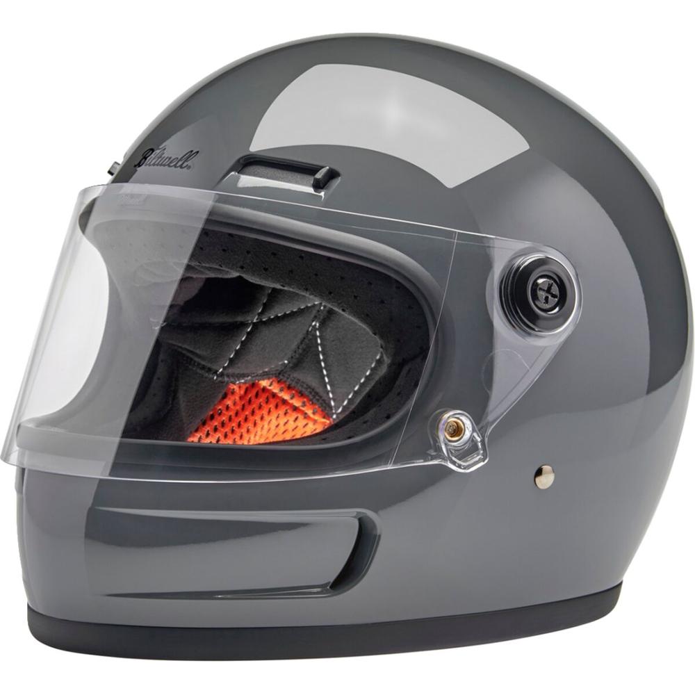 Biltwell Gringo SV Full Face Helmet Gloss Storm Grey FREE 1 YEAR Returns, FREE UK Delivery | ThrottleChimp