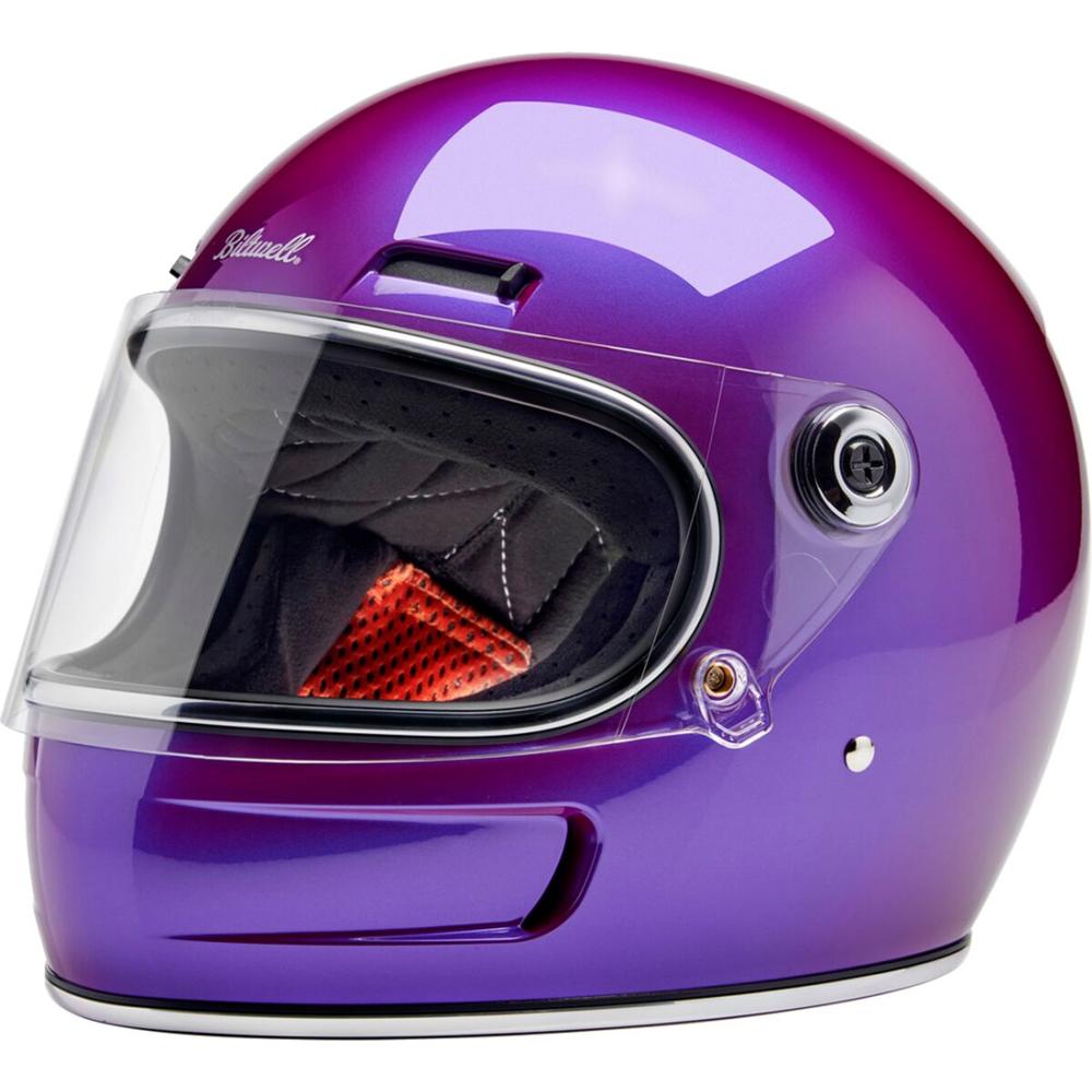 Biltwell Gringo SV Full Face Helmet Metallic Grape FREE 1 YEAR Returns, FREE UK Delivery | ThrottleChimp