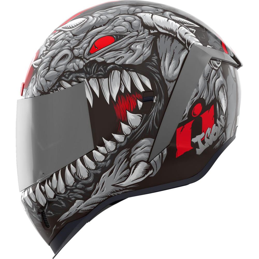 Icon Airform Kryola Kreep MIPS Full Face Helmet Silver FREE 1 YEAR Returns, FREE UK Delivery | ThrottleChimp