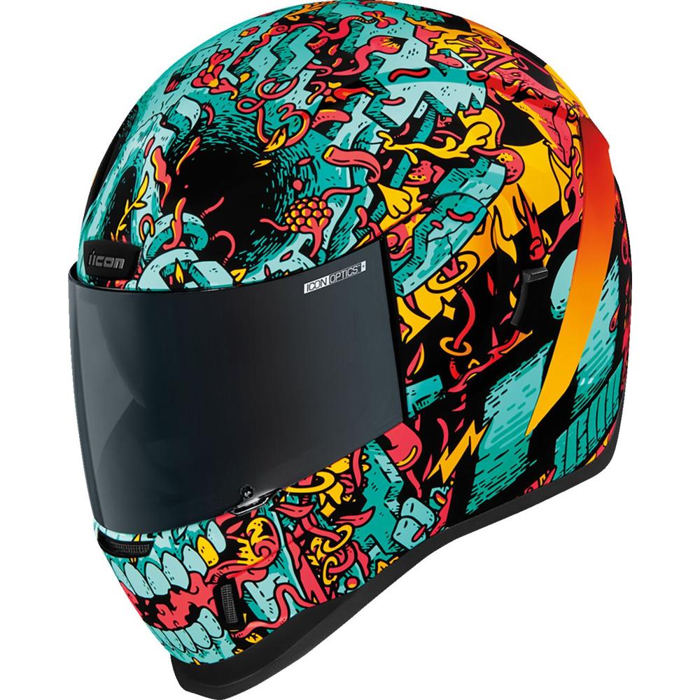 Icon Airform Munchies MIPS Full Face Helmet Blue FREE 1 YEAR Returns, FREE UK Delivery | ThrottleChimp