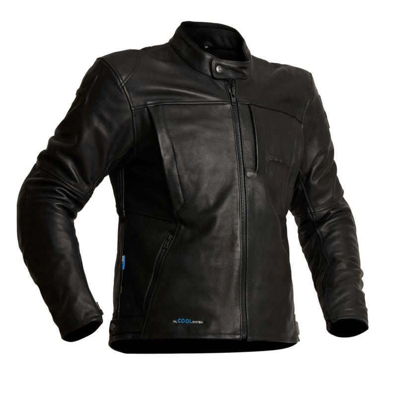 Halvarssons Racken Waterproof Leather Jacket Black FREE 1 YEAR Returns, FREE UK Delivery | ThrottleChimp
