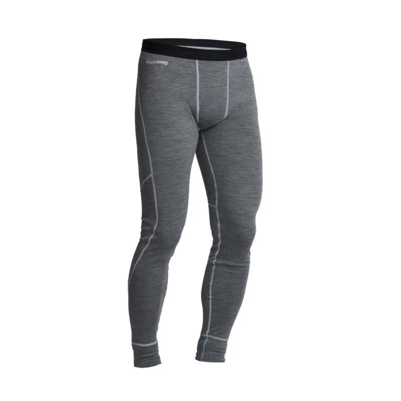 Halvarssons Warm Wool Longs Base Layer Leggings Grey FREE 1 YEAR Returns, FREE UK Delivery | ThrottleChimp