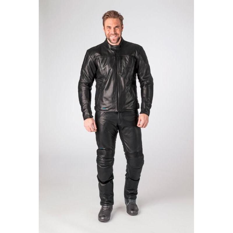 Halvarssons Racken Waterproof Leather Jacket Black FREE 1 YEAR Returns, FREE UK Delivery | ThrottleChimp