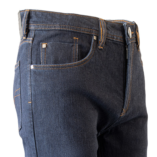 Richa Carter Riding Denim Jeans Dark Blue