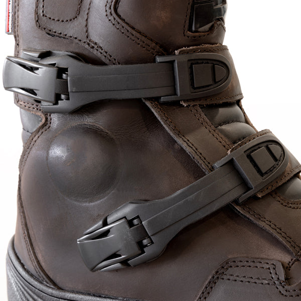 Richa Colt Leather Short Boots Brown