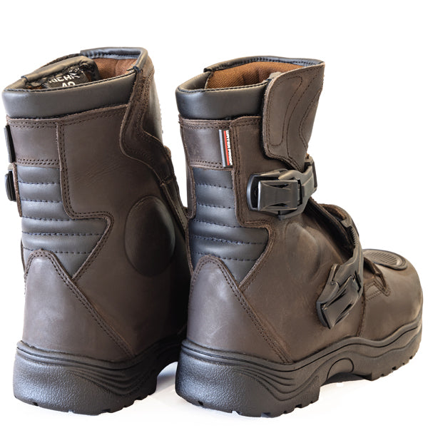 Richa Colt Leather Short Boots Brown