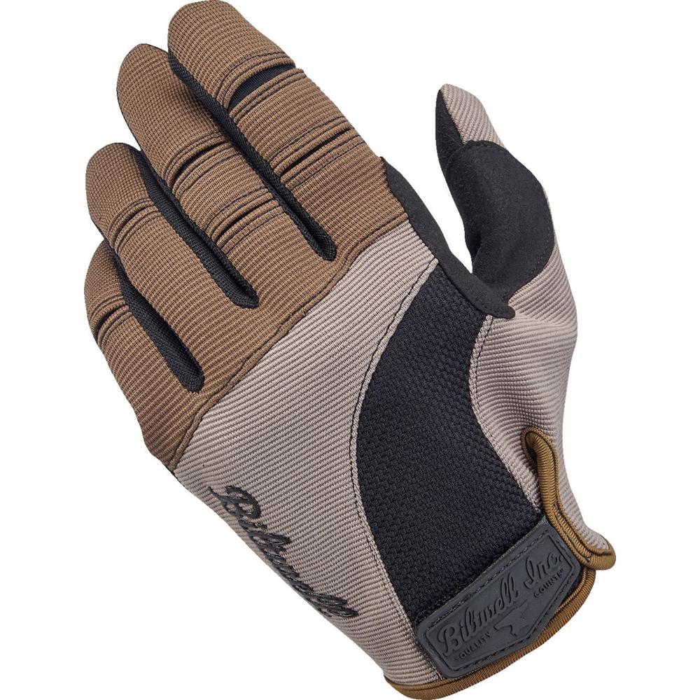 Biltwell Moto Short Cuff Textile Gloves Brown / Black FREE 1 YEAR Returns, FREE UK Delivery | ThrottleChimp