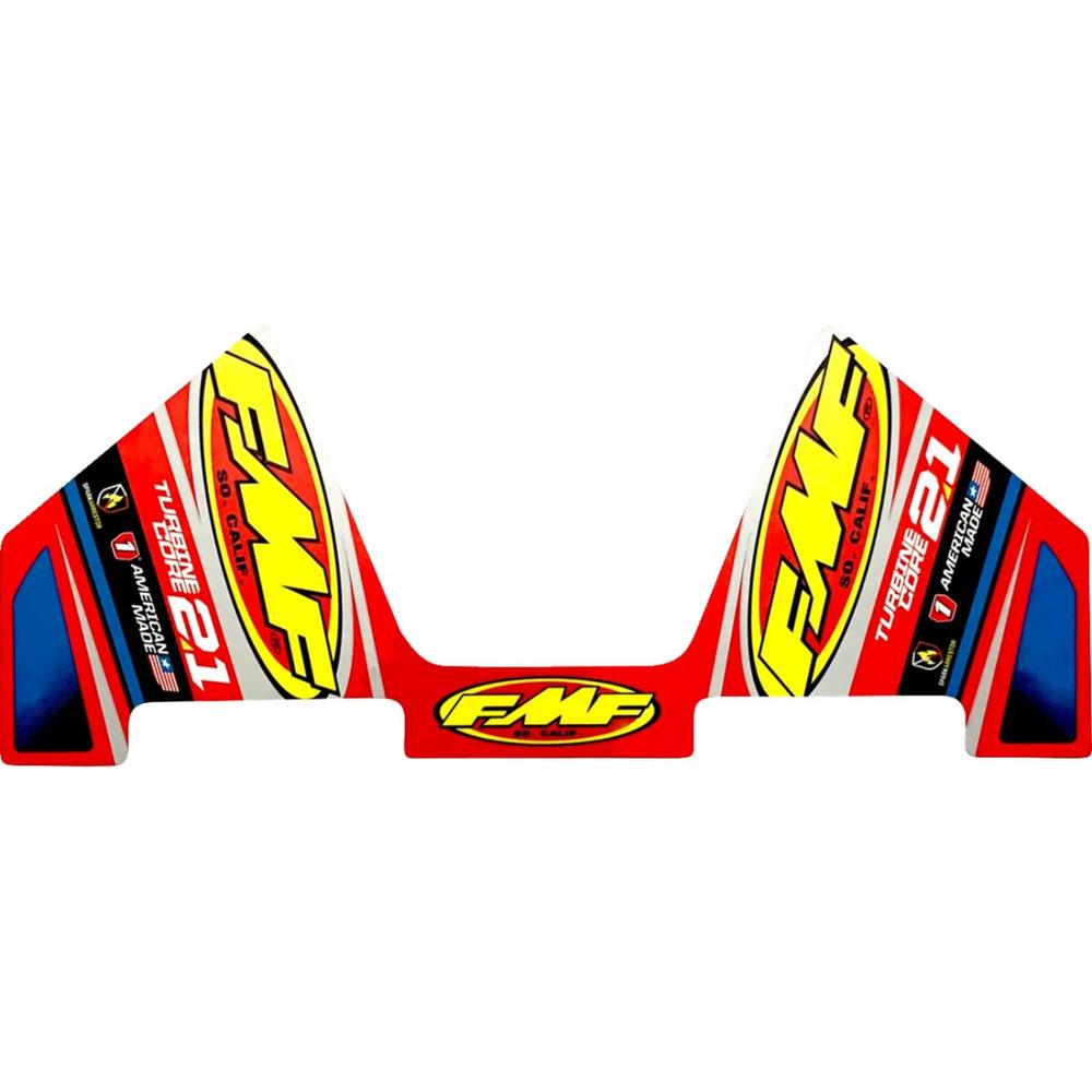 FMF Decal Replacement Turbinecore 2.1 Wrap Mylar Blue / Yellow FREE 1 YEAR Returns, FREE UK Delivery | ThrottleChimp