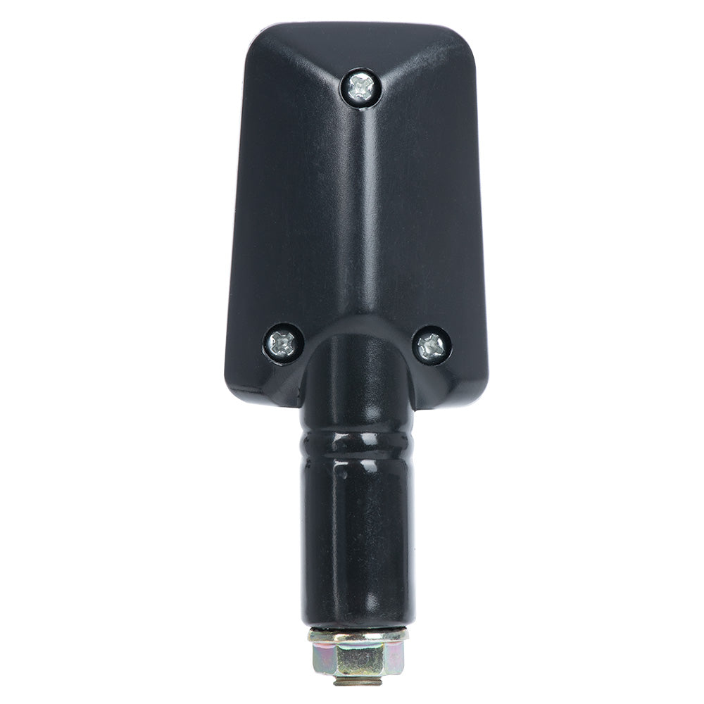 Oxford Short Stem Rectangle Indicator Black With Clear Lens FREE 1 YEAR Returns, FREE UK Delivery | ThrottleChimp