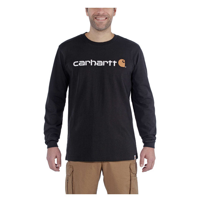 Carhartt Long Sleeves T-Shirt Core Logo Black