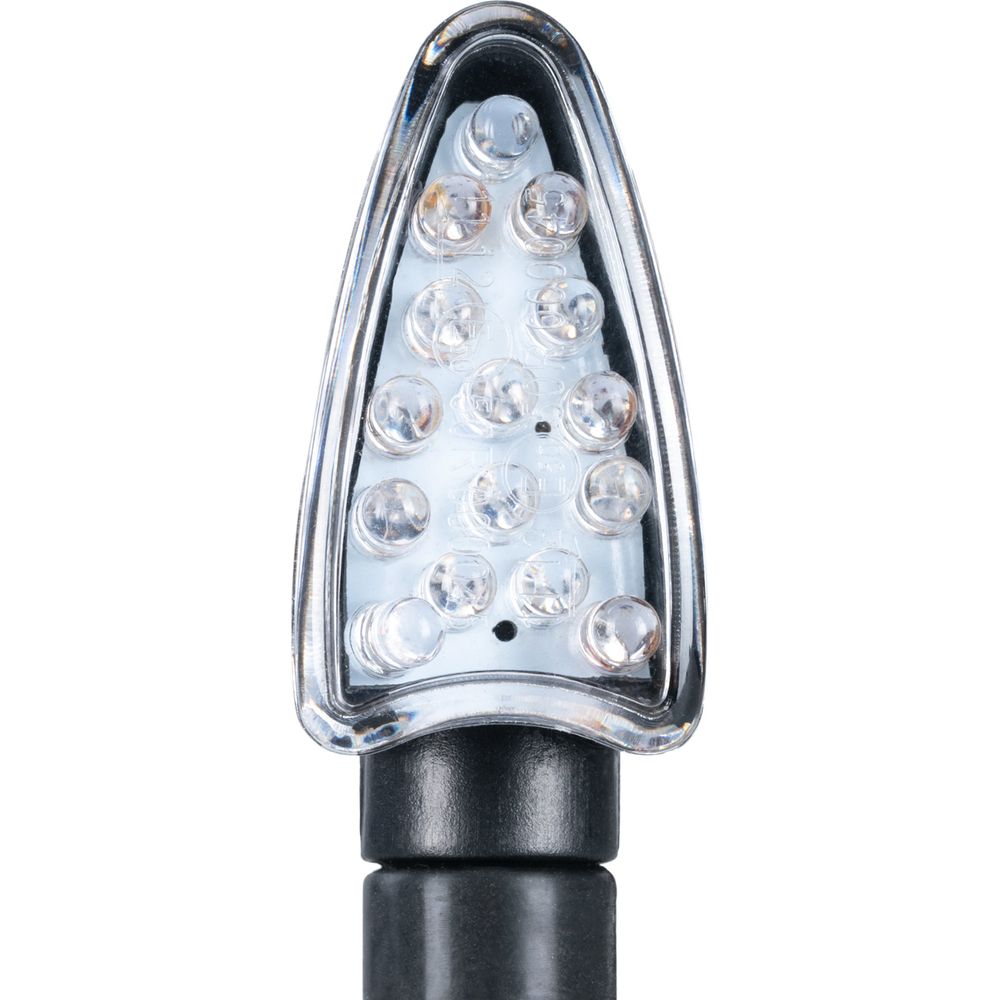 Oxford Short Stem Arrow Indicator Black With Clear Lens FREE 1 YEAR Returns, FREE UK Delivery | ThrottleChimp