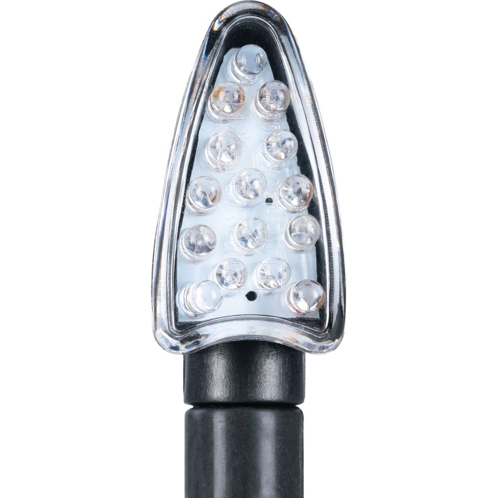 Oxford Long Stem Arrow Indicator Black With Clear Lens FREE 1 YEAR Returns, FREE UK Delivery | ThrottleChimp