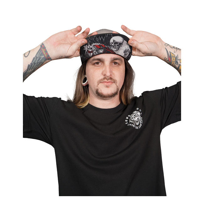 Down-N-Out Bad Example Snapback Cap Grey / Black