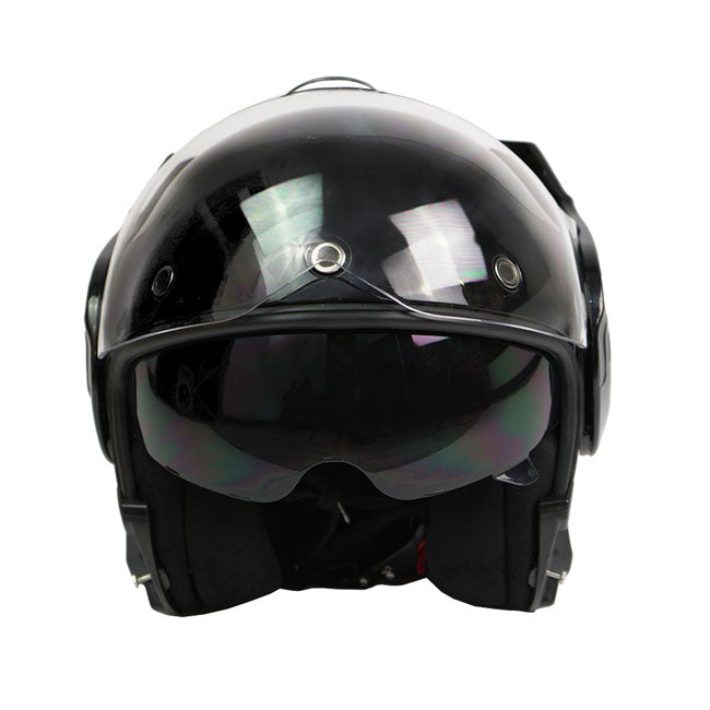 ByCity 180 Tech Convertible Black Shiny Helmet