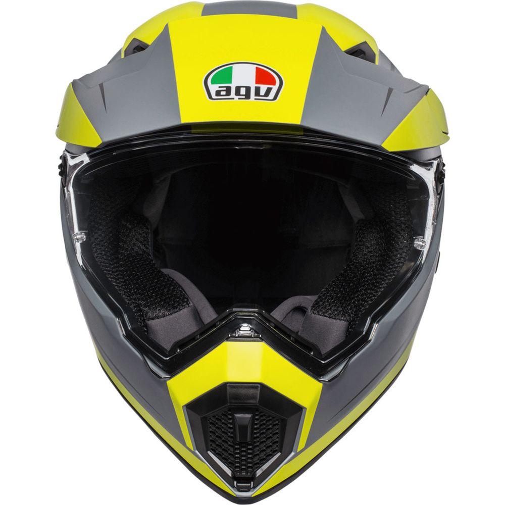 AGV AX9 Pacific Road Matt Grey / Fluo Yellow / Black