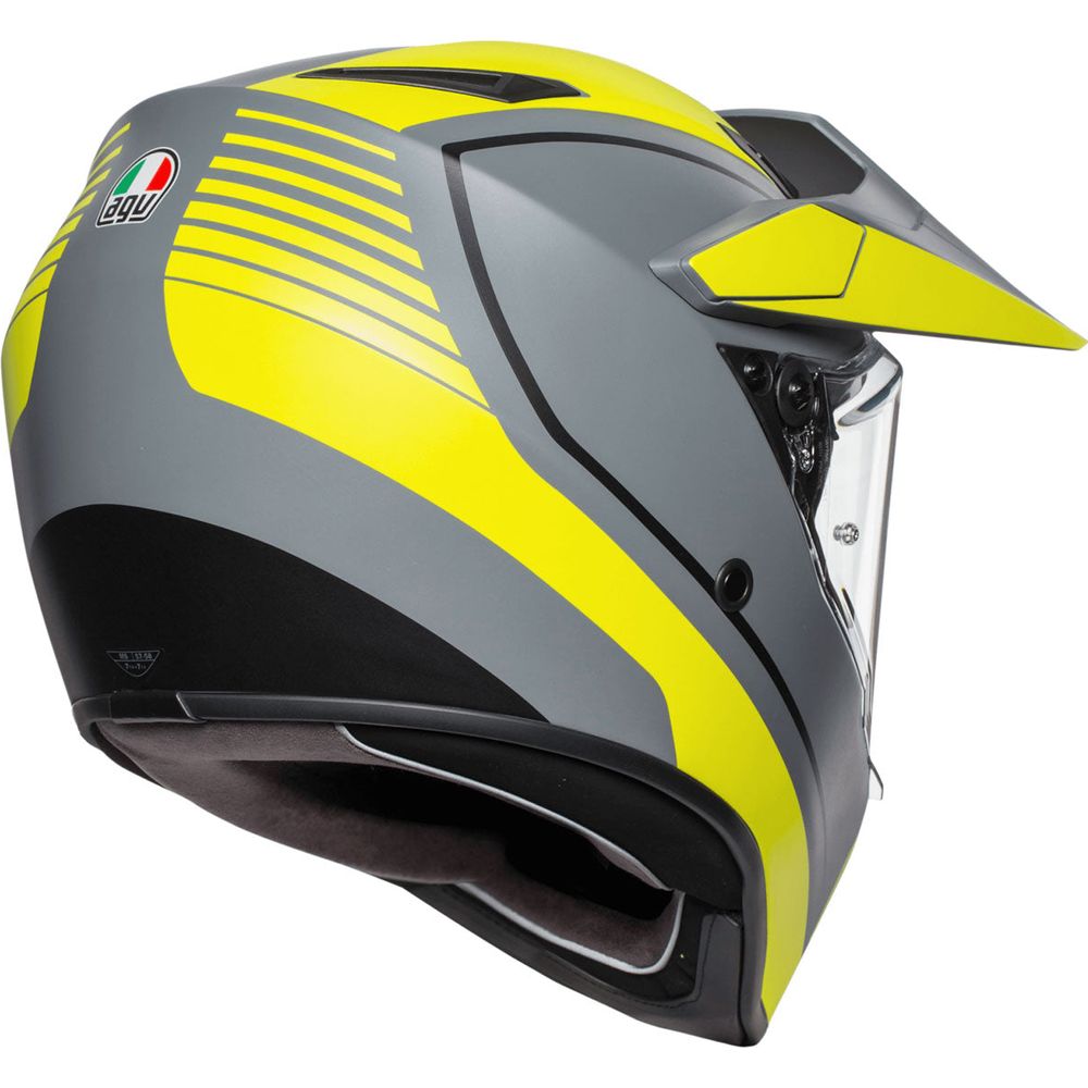 AGV AX9 Pacific Road Matt Grey / Fluo Yellow / Black