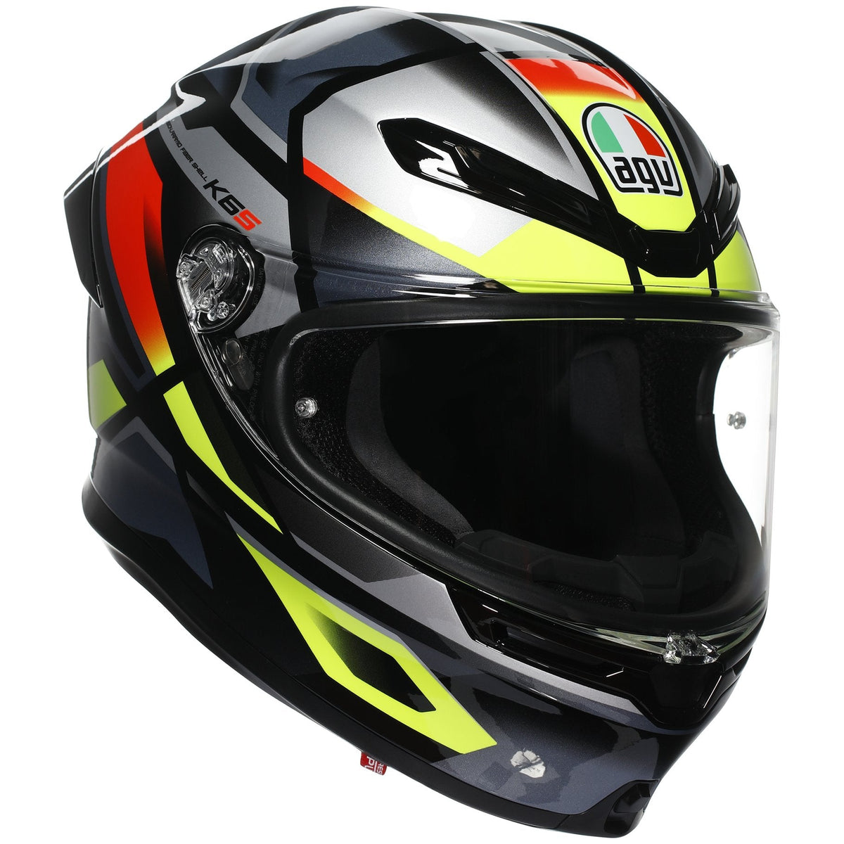 AGV K6-S Erazer Black / Red / Fluo Yellow
