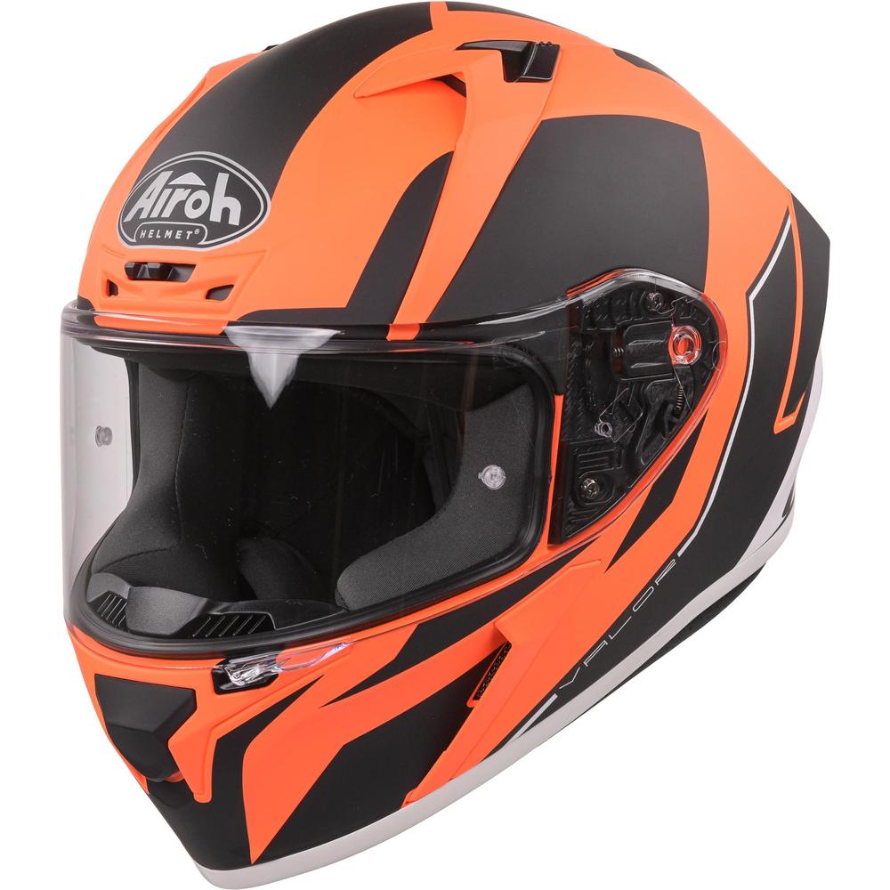 Airoh Valor Full Face Helmet Matt Wings Orange FREE 1 YEAR Returns, FREE UK Delivery | ThrottleChimp