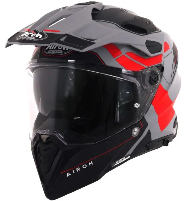 Airoh Commander 2 Reveal Matt Fluo Red