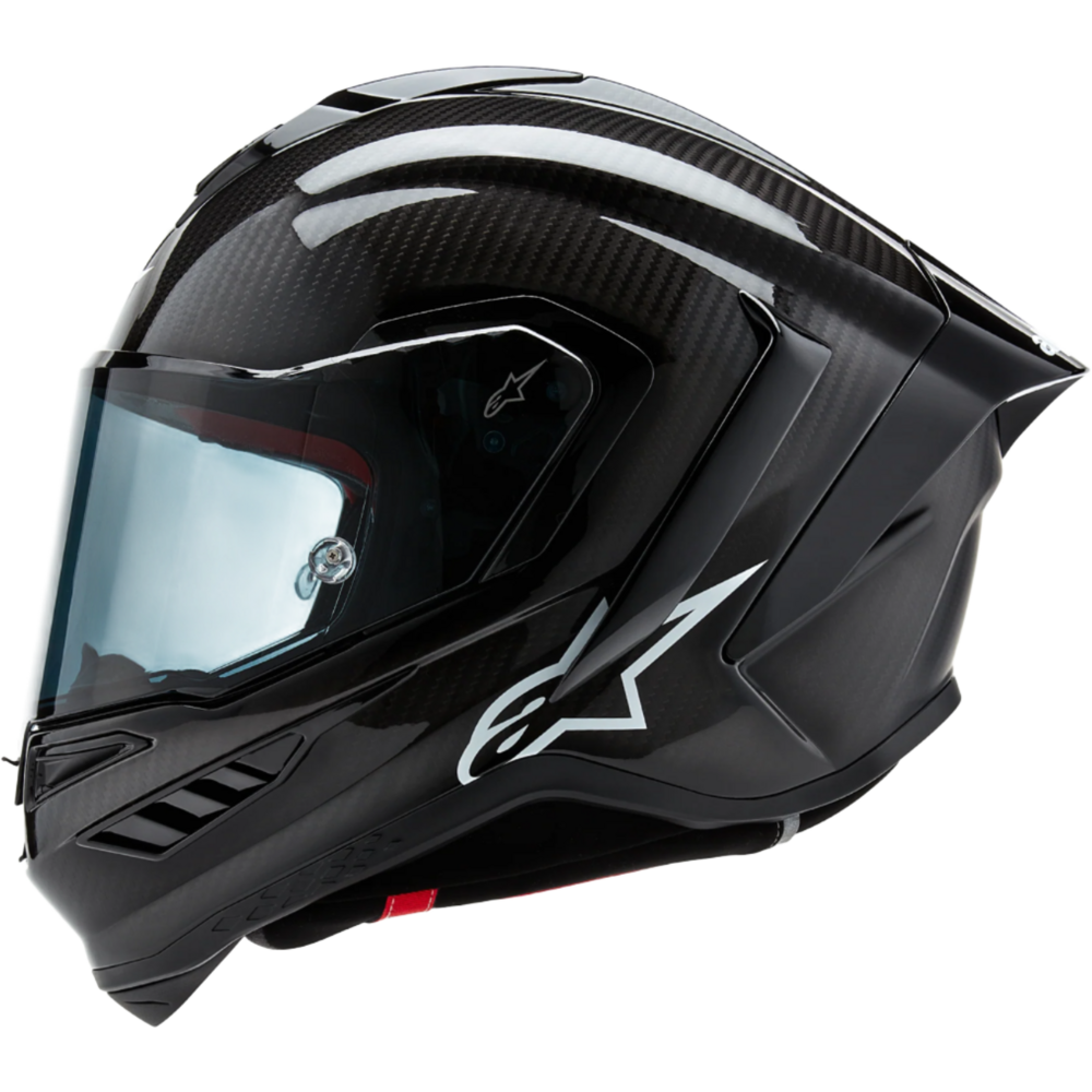 Alpinestars Supertech R10 Solid ECE 06 / FIM Matt & Gloss Black / Carbon