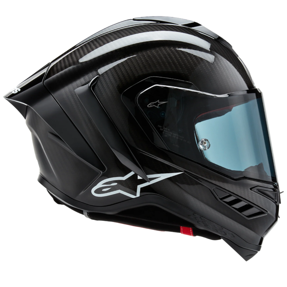 Alpinestars Supertech R10 Solid ECE 06 / FIM Matt & Gloss Black / Carbon