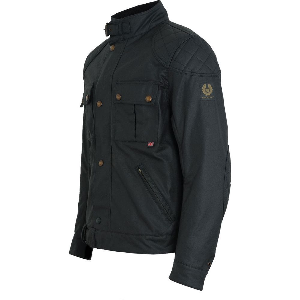 Belstaff Brooklands Waxed Cotton Jacket Black
