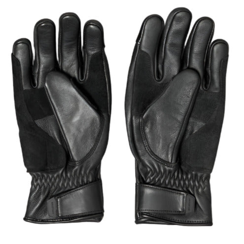 Belstaff Clinch Leather Gloves Black