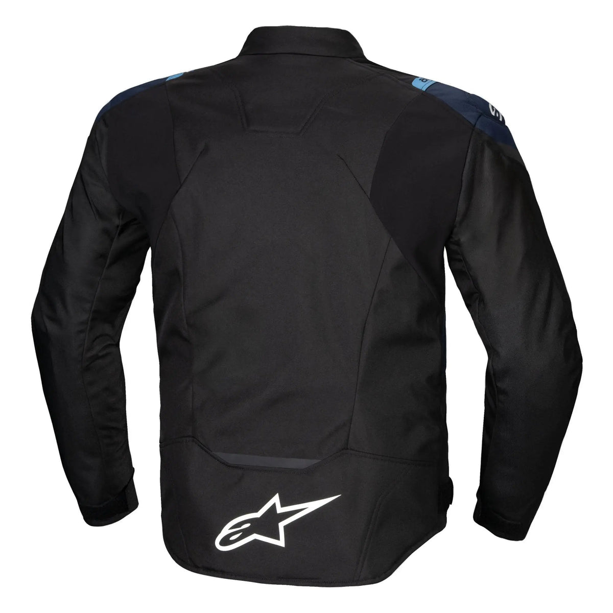 Alpinestars T-Jaws V4 Waterproof Textile Jacket Black / Dark Blue / Blithe Blue