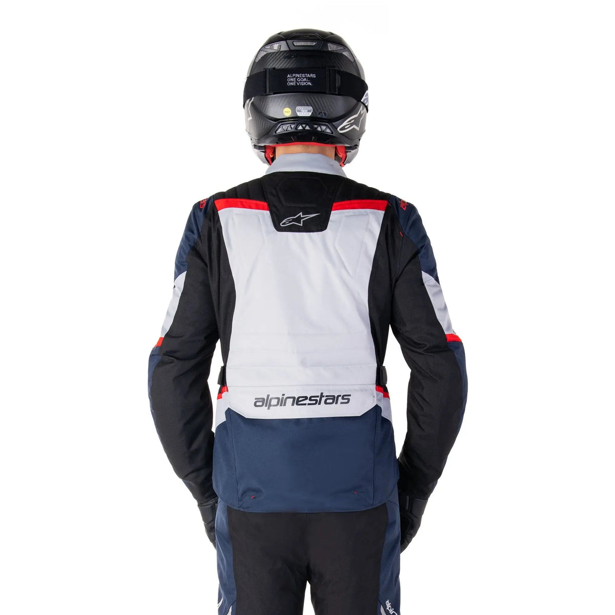 Alpinestars ST-1 Waterproof Textile Jacket Dark Blue / Black / Bright Red