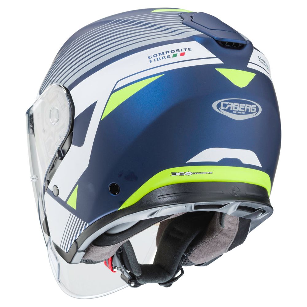 Caberg Flyon Rio Matt Blue / White / Yellow / Silver