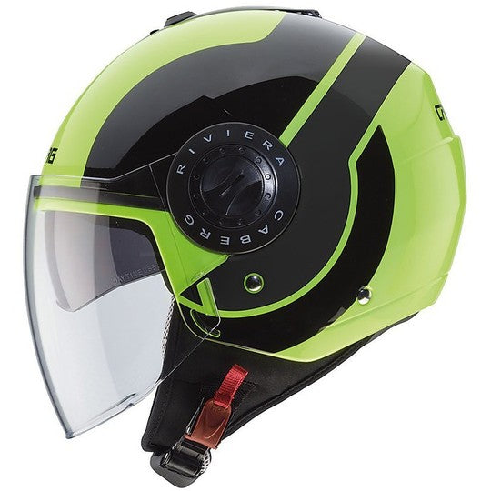 Caberg Riviera Sway Black / Fluo Yellow