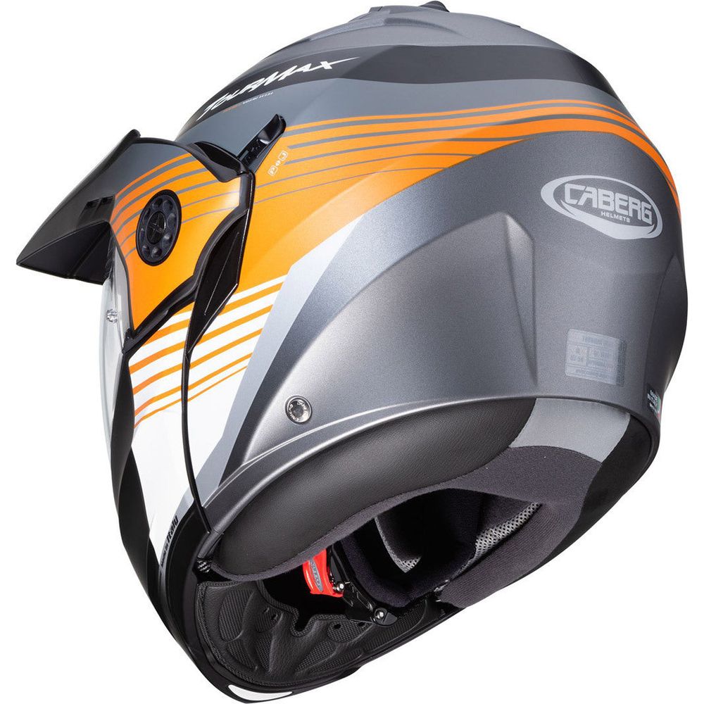 Caberg Tourmax Titan Matt Gun / Orange / White