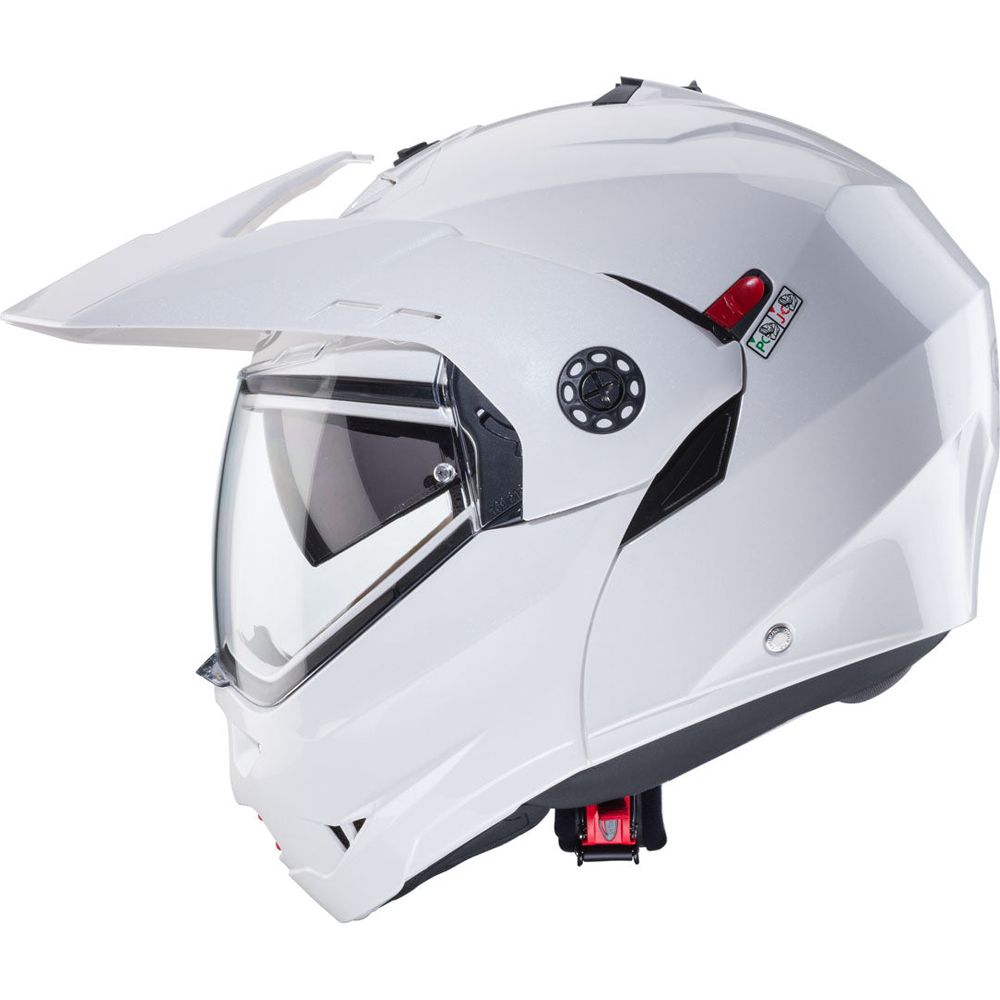 Caberg Tourmax X Plain Metal White