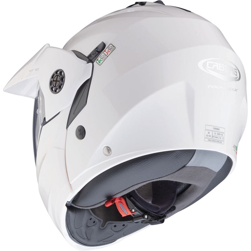 Caberg Tourmax X Plain Metal White