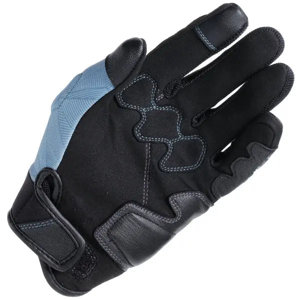 Dainese Ermex Ladies Textile Gloves Black / Mirage Blue