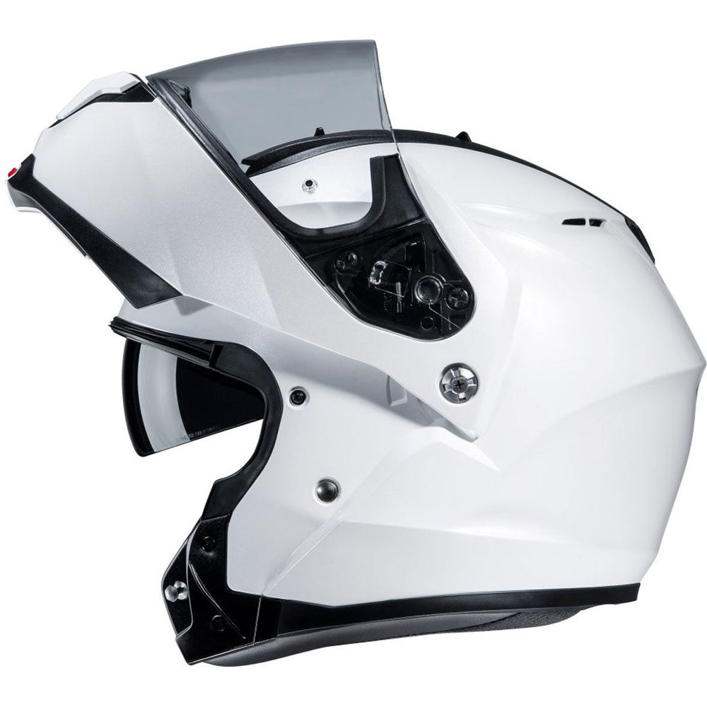 HJC C91N Pearl White