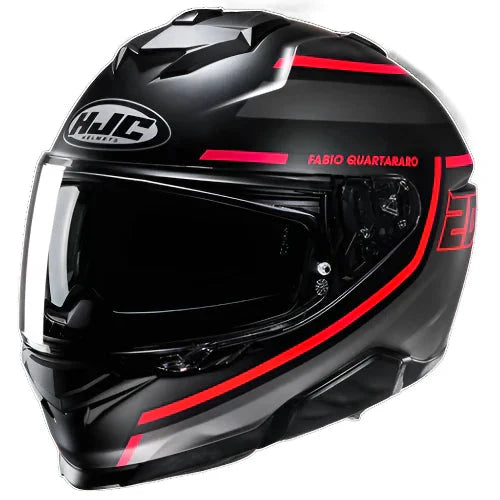 HJC I71 Fabio Quartararo 20 MC1SF Black / Red