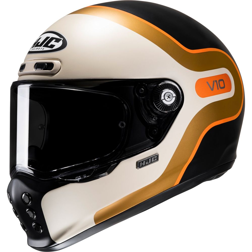 HJC V10 Grape MC7SF Gold / Orange
