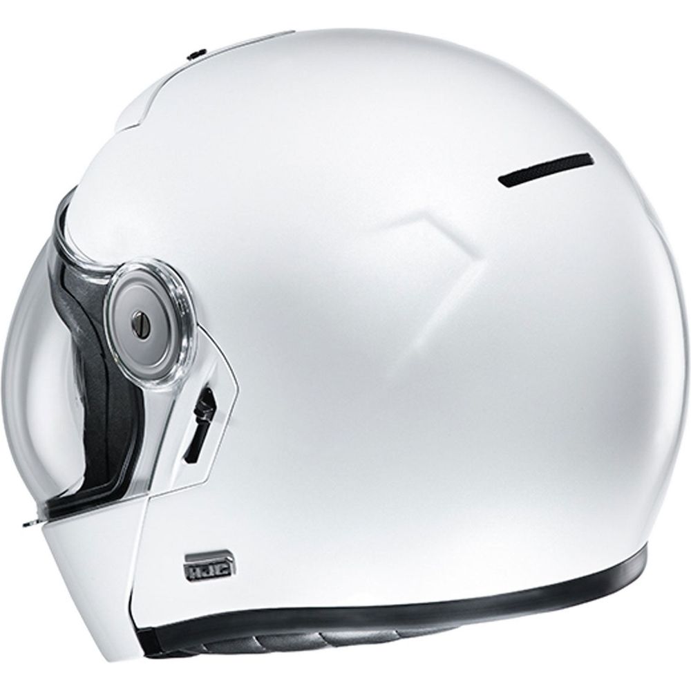HJC V90 Pearl White