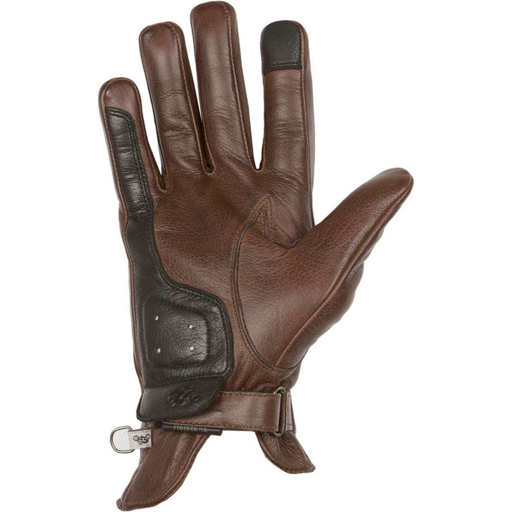 Helstons Condor Summer Leather Gloves Camel / Black