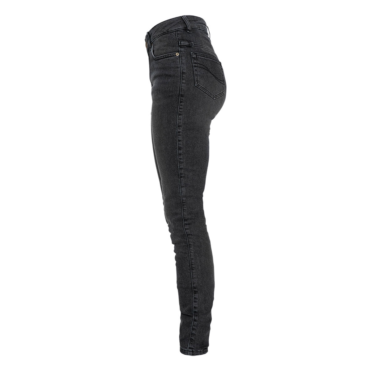 John Doe Jane High Mono Ladies Riding Denim Jeans With XTM Fiber Used Black