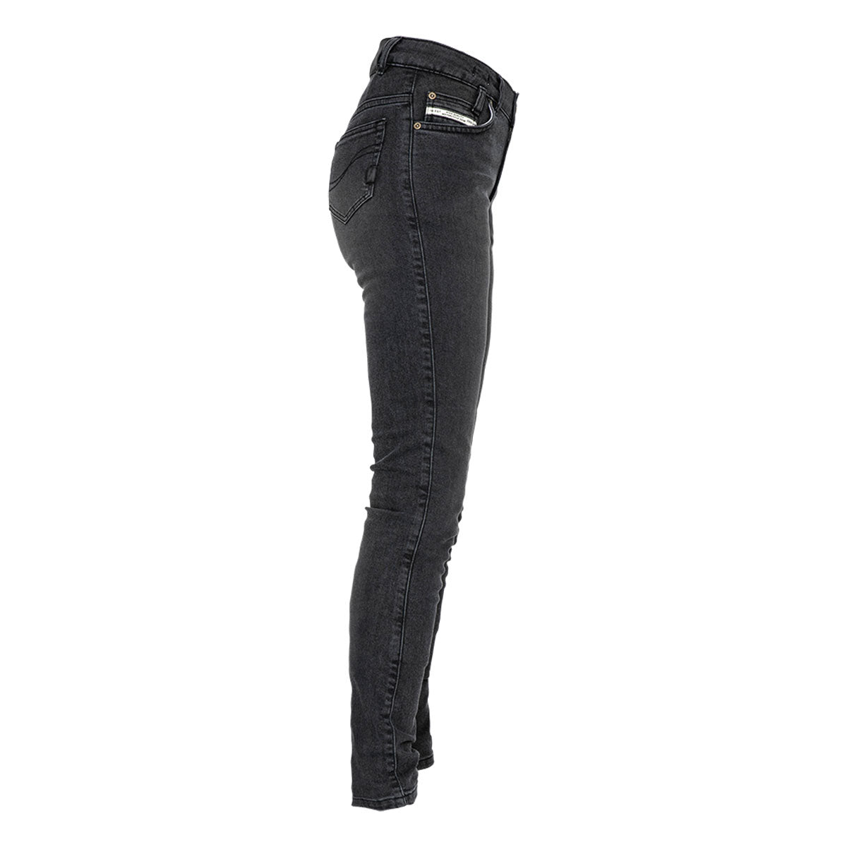 John Doe Jane High Mono Ladies Riding Denim Jeans With XTM Fiber Used Black