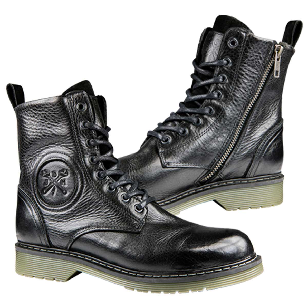 John Doe Sixty Leather Boots Black