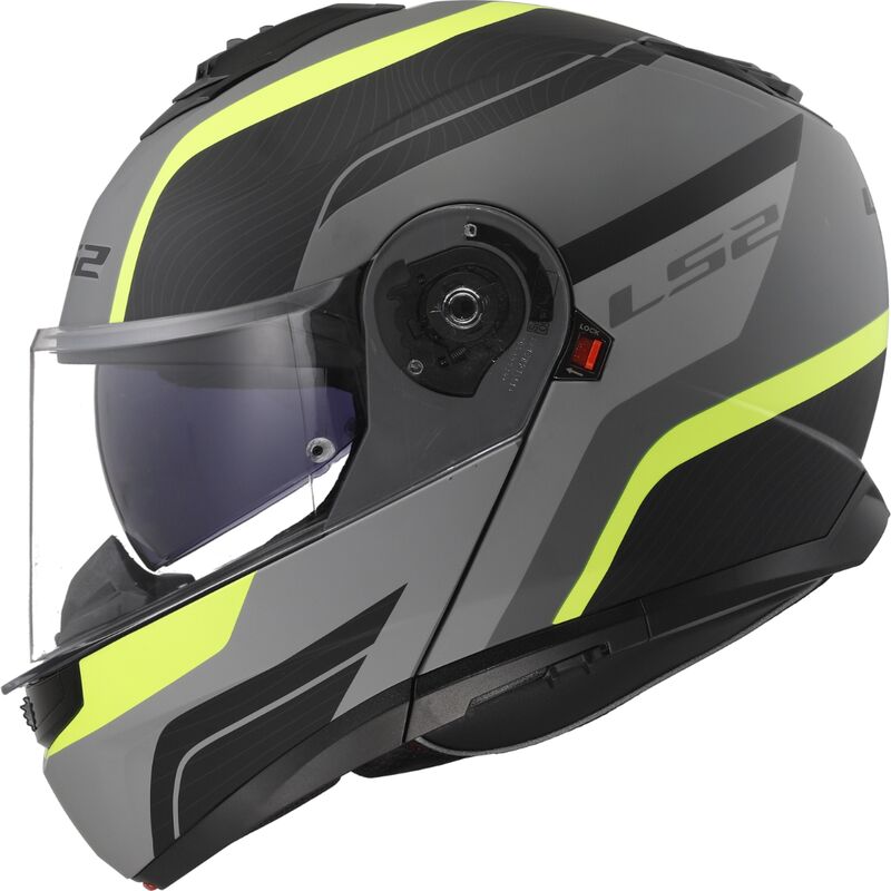 LS2 FF908 Strobe 2 ECE 22.06 Monza Matt Black / Hi-Viz Yellow