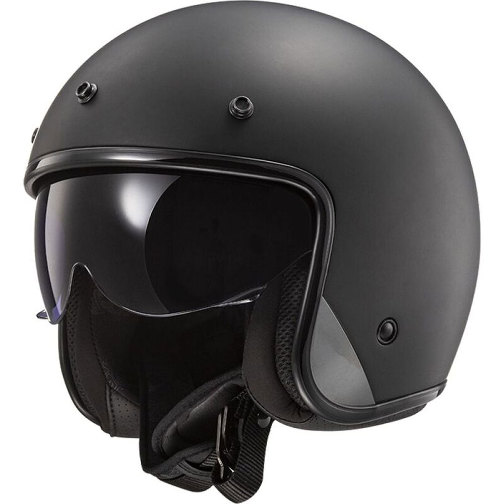 LS2 OF601 Bob 2 ECE 22.06 Solid Matt Black
