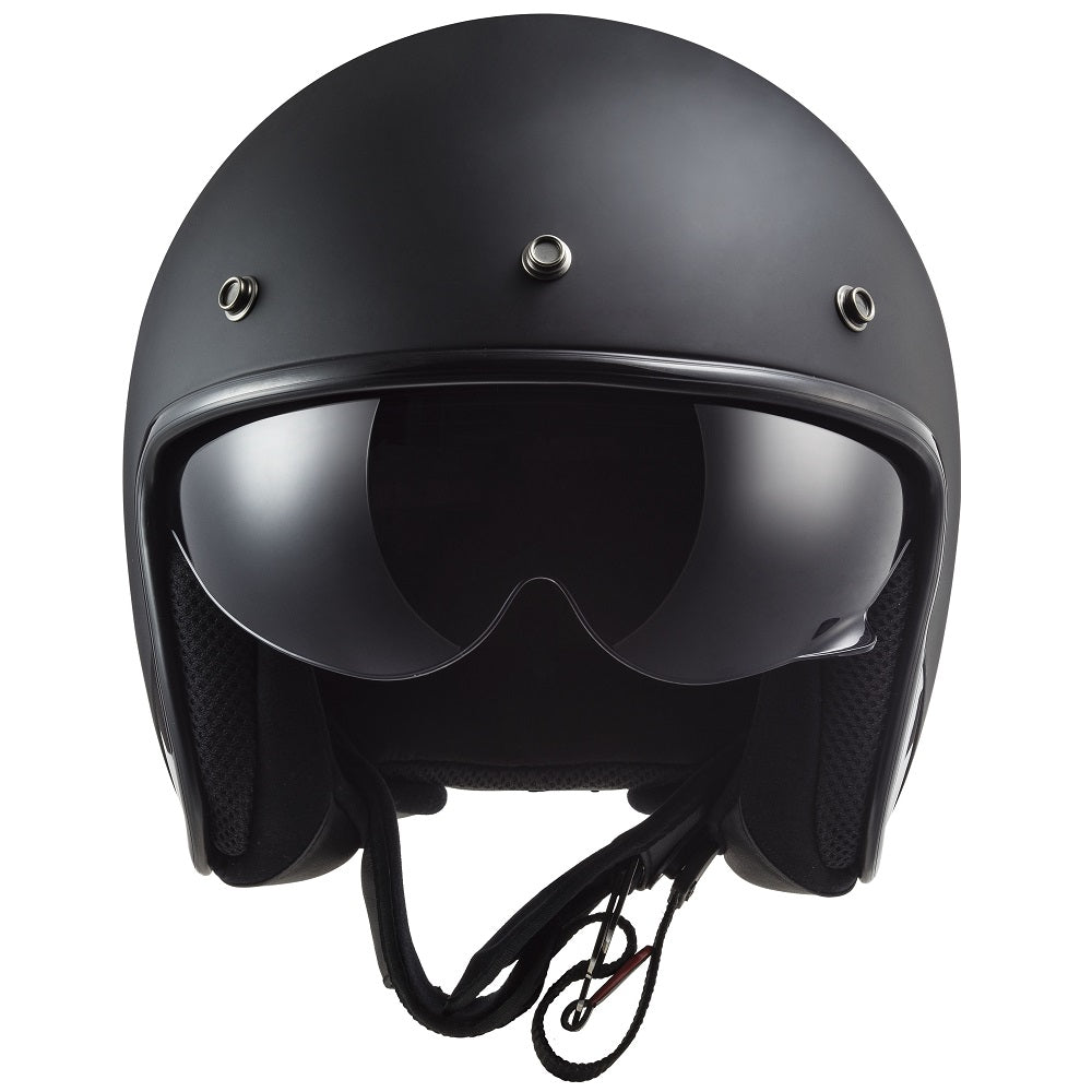 LS2 OF601 Bob 2 ECE 22.06 Solid Matt Black