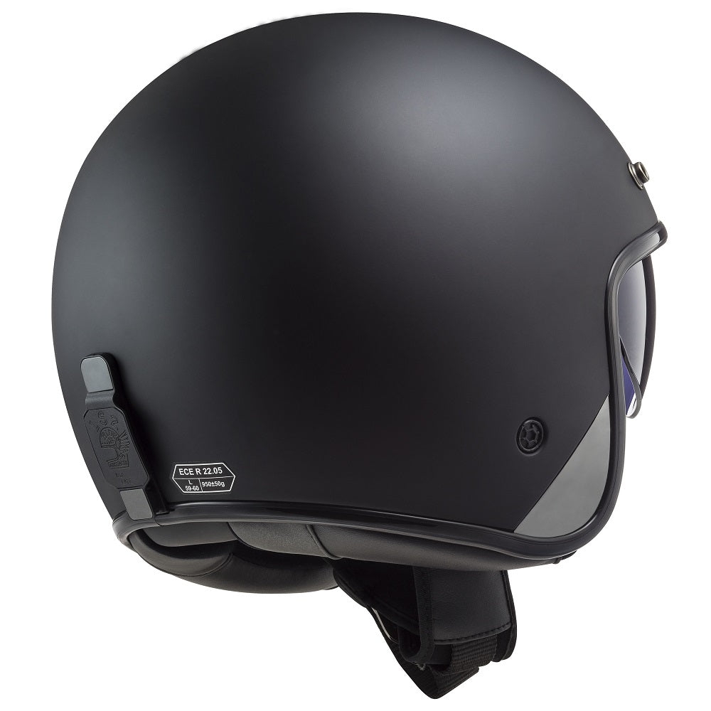LS2 OF601 Bob 2 ECE 22.06 Solid Matt Black