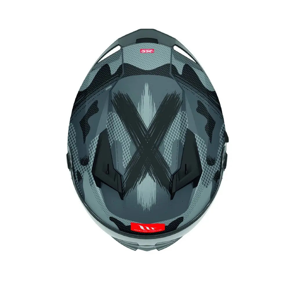 MT Helmets Braker SV Crossover C2 Matt Grey