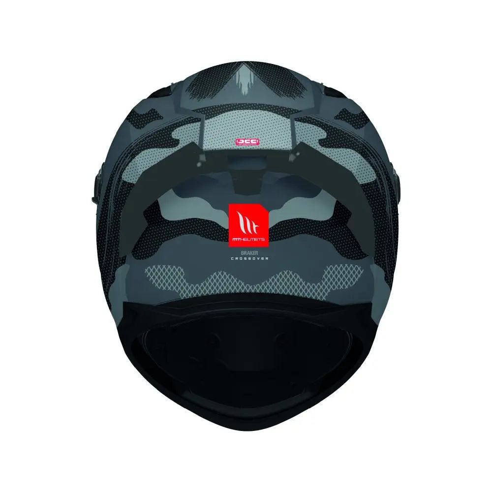 MT Helmets Braker SV Crossover C2 Matt Grey